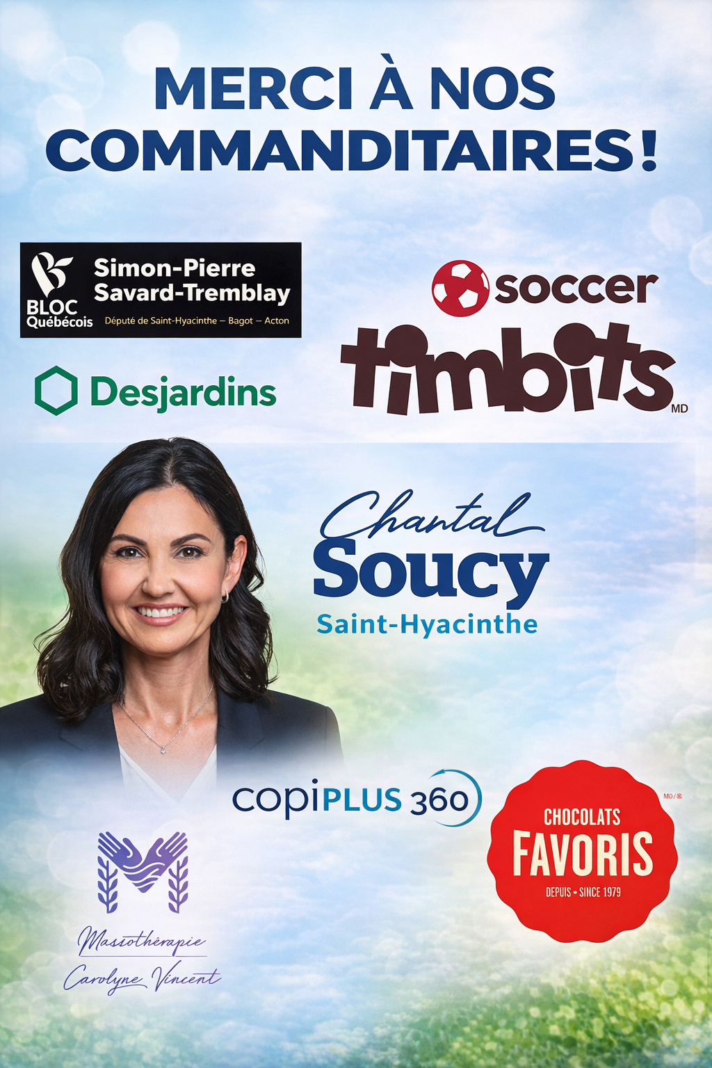 Merci à nos commanditaires